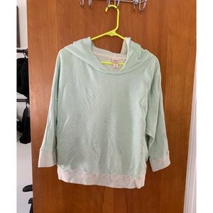 Mossimo crop striped hoodie